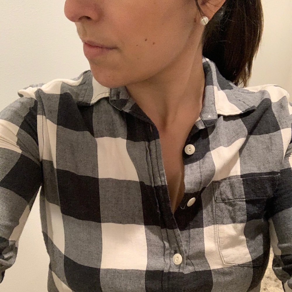 Buffalo Check J.Crew Flannel Button Down